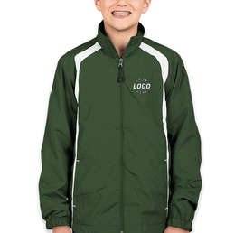 Sport-Tek Youth Full Zip Colorblock Warm-Up Jacket