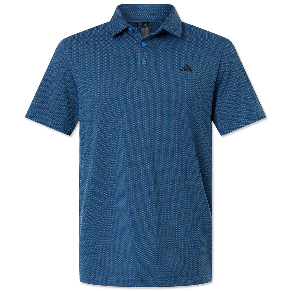 Adidas Textured Recycled Performance Polo