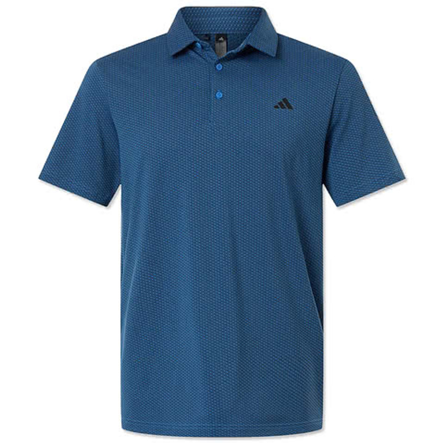 Adidas Textured Recycled Performance Polo
