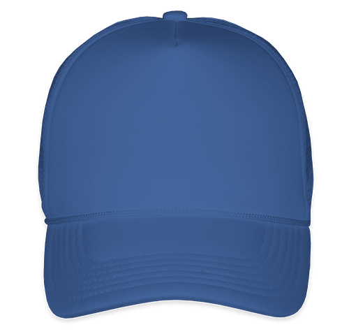 Valucap Foam/Mesh Trucker Hat in Royal/ Royal
