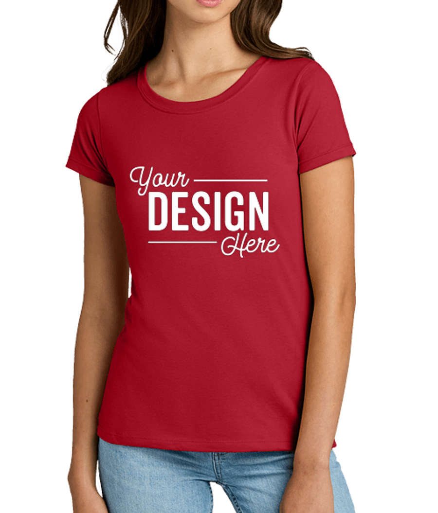Next Level Women's Ideal Jersey Crewneck T-shirt in Red