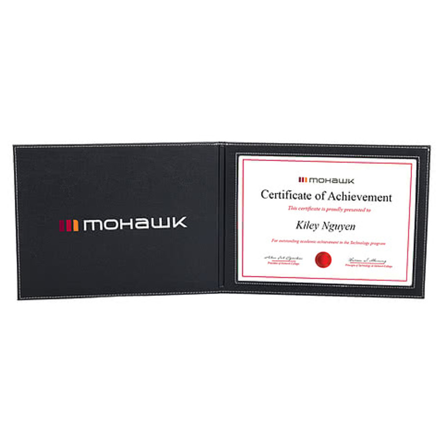 Camden Certificate Holder in Black