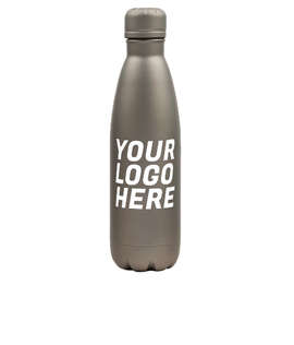 17 oz. Copper Vacuum Insulated Water Bottle - Color: Matte Gray