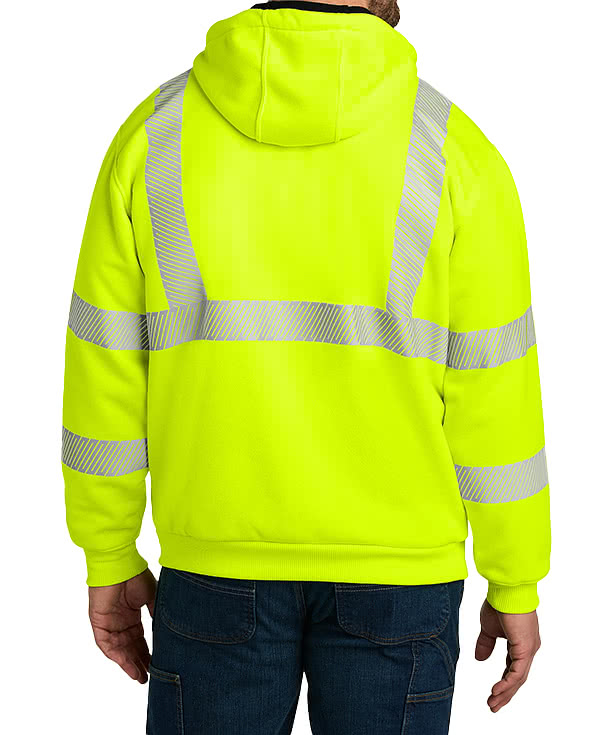 Carhartt Class 3 Heavyweight Safety Zip Hoodie