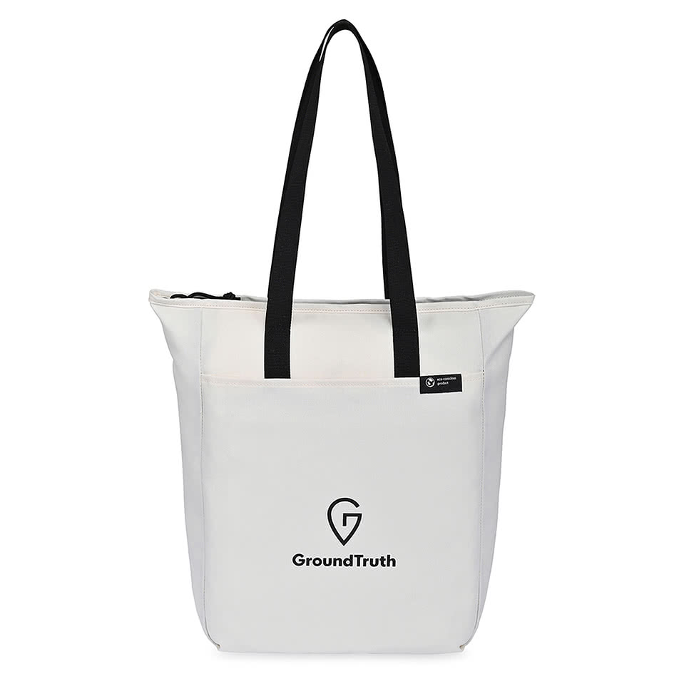 Renew Recycled Zippered Tote Bag