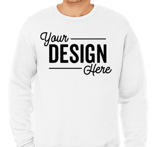 Bella Canvas 3945 Unisex Drop Shoulder Fleece White L