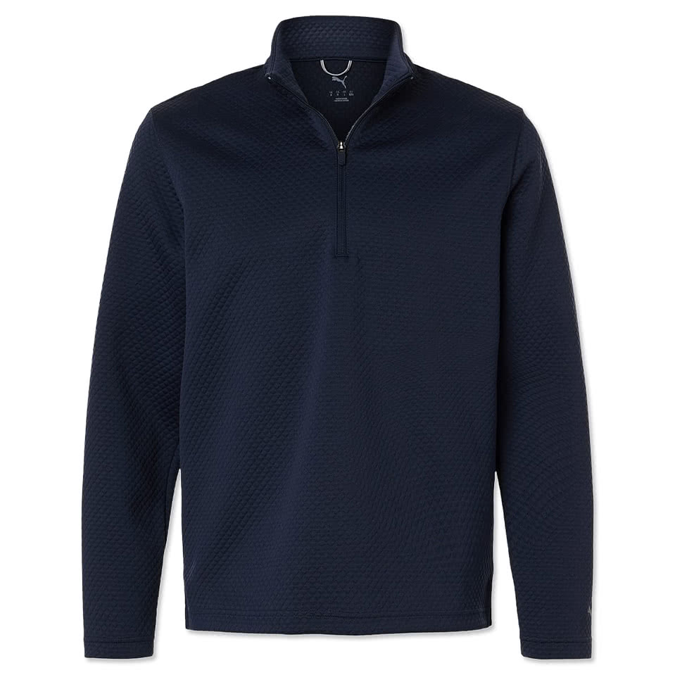 Puma Golf Pebble Recycled Midweight Performance Quarter Zip Pullover
