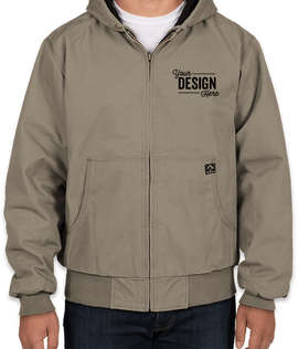 Dri Duck Cheyenne Hooded Boulder Clothâ„¢ Work Jacket - Color: Gravel