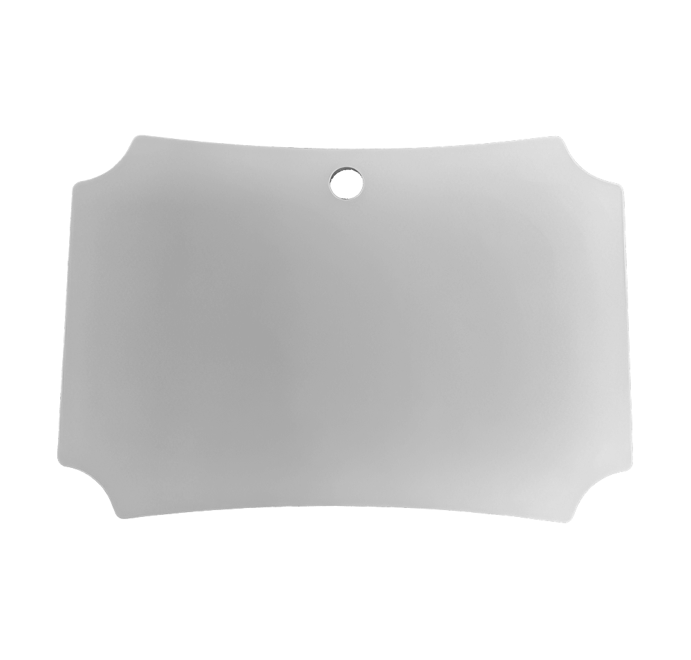 Full Color Aluminum Scalloped Corner Ornament-default