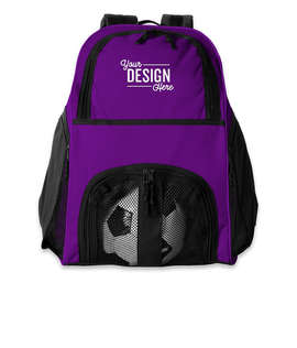 High Five Ball Backpack - Color: Purple / White