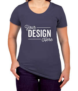 Canada - Bella + Canvas Women's Slim Fit Tri-Blend T-shirt - Color: Navy Tri-Blend