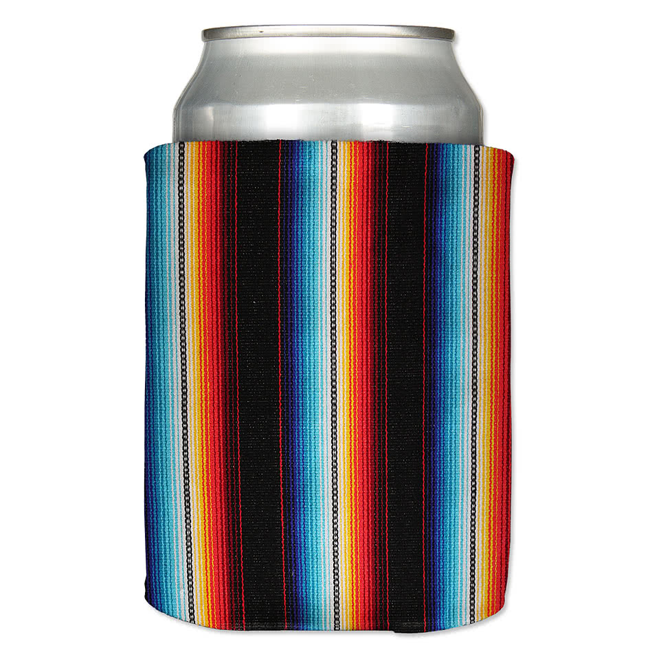 Full Color Mexican Blanket Foldable Can Cooler