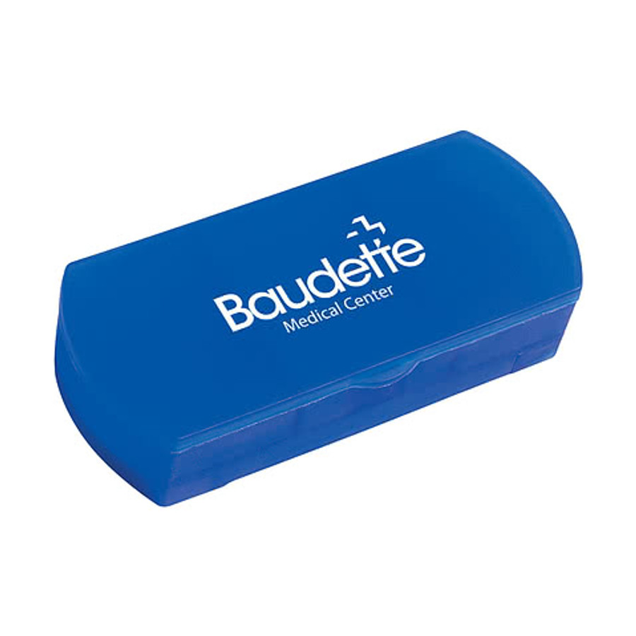 Pill Box and Bandage Dispenser in Frost Blue