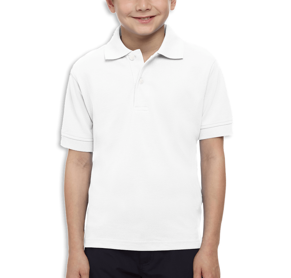 Blue Generation Youth Soft Touch Pique Polo - Printed-default