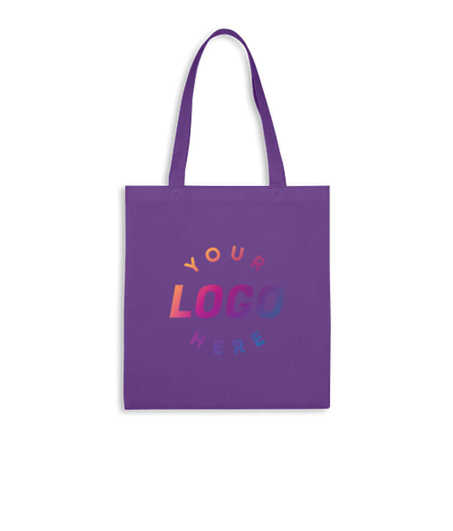 Promotional Medium Non-Woven Tote Bag in Purple