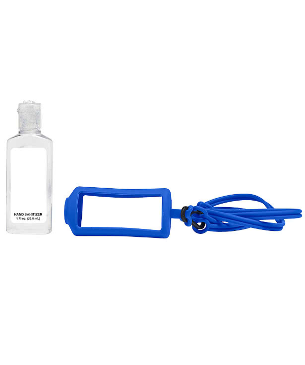 1 oz. Hand Sanitizer with Silicone Lanyard and Holder