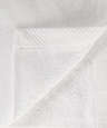 Midweight White Printed Beach Towel