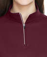 Core 365 Women's Fusion ChromaSoft Pique Quarter Zip Sweatshirt