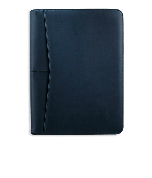Debossed Pedova UltraHyde Padfolio in Navy