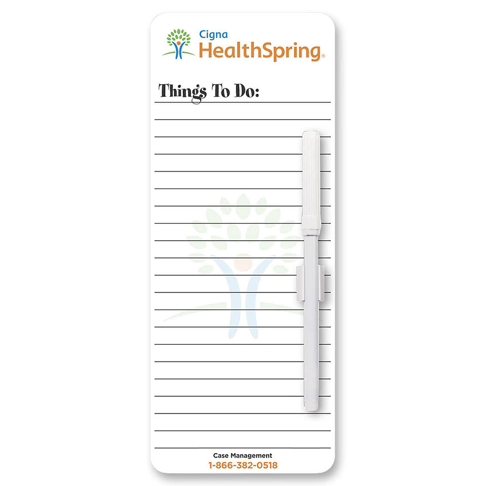 Memo Board Things to Do List w/ Rem Adh