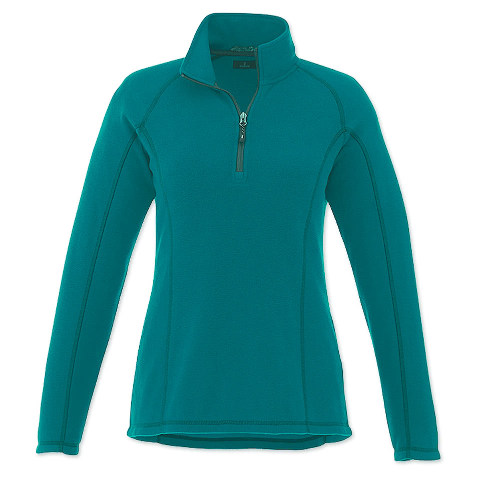 Elevate Women's Bowlen Microfleece Quarter Zip Sweatshirt