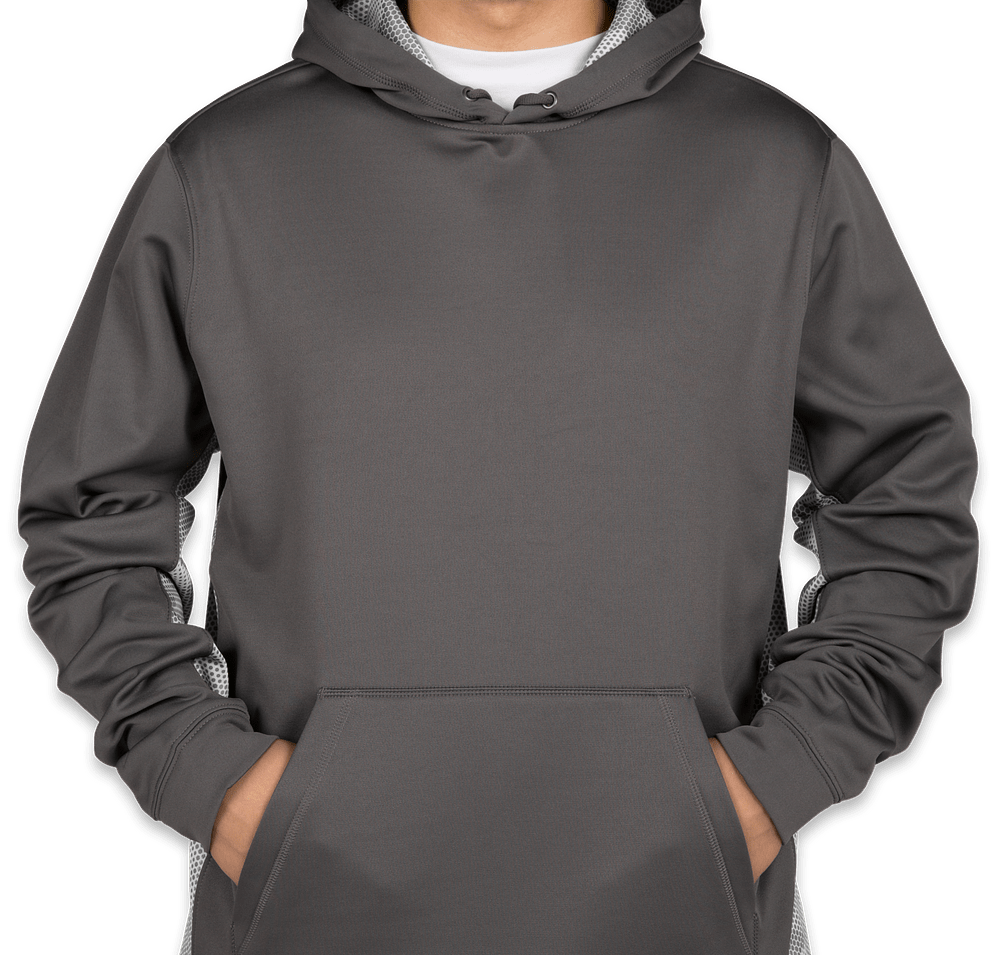 Sport-Tek CamoHex Colorblock Performance Pullover Hoodie-default