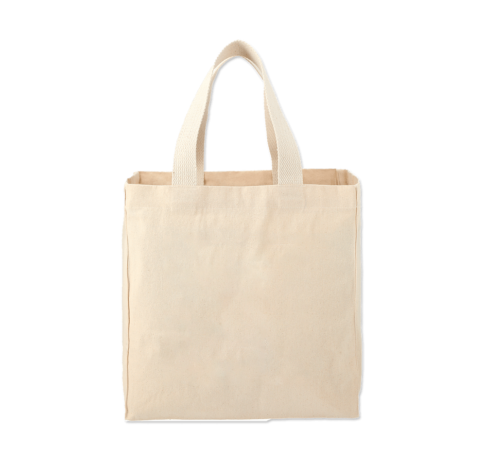 Essential Medium Cotton Canvas Grocery Tote Bag-default