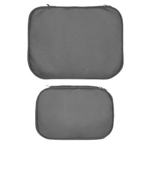 2-Piece Grove Recycled Packing Cube Set in GRAY-CHARCOAL
