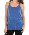 Bella + Canvas Women's Flowy Melange Racerback Tank