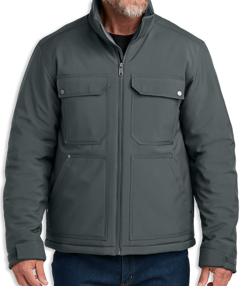 CornerStone Workwear Insulated Soft Shell Jacket in Iron Grey