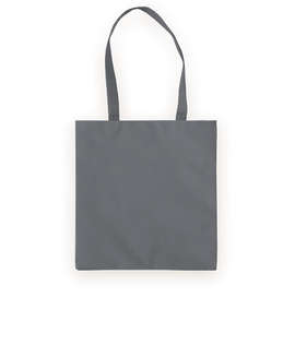 Basic 50% Recycled Poly Tote Bag - Color: Charcoal