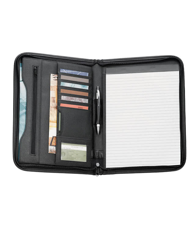 Presidential Zippered Padfolio