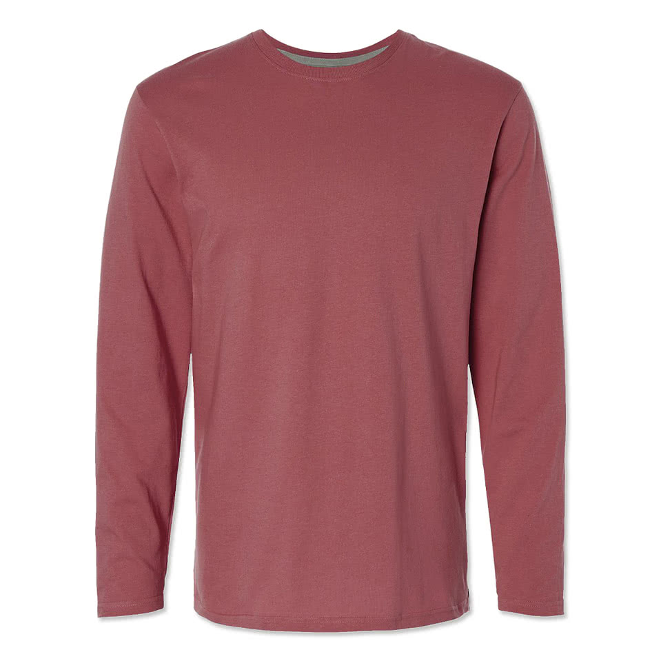 Live & Tell by LAT Fine Jersey Lightweight Long Sleeve T-shirt