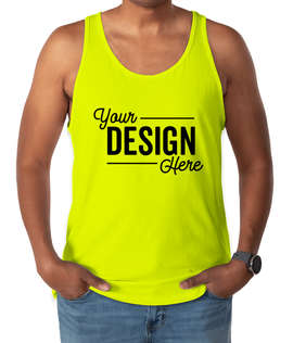 Bella + Canvas Jersey Tank - Color: Neon Yellow