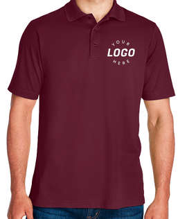 Core 365 Performance Polo - Screen Printed - Color: Burgundy