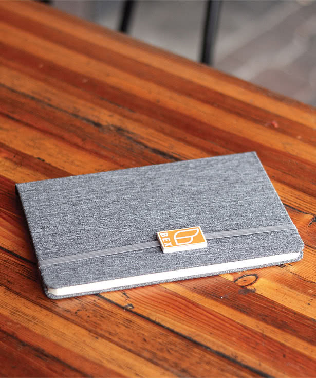 Full Color Libretto Fabric Cover Notebook