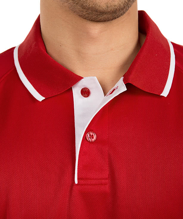 Charles River Tipped Pique Performance Polo