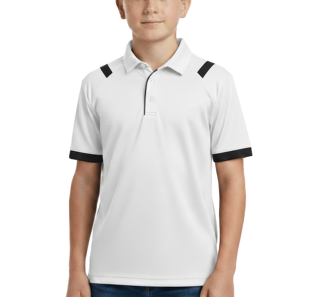 Badger Sport Youth On the Rise Odor-Resistant Performance Polo-default