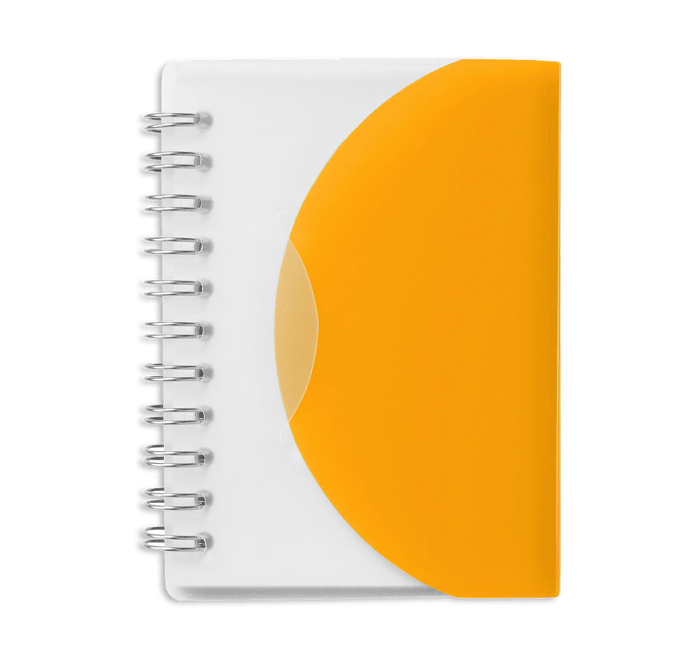 Curve Soft Cover Spiral Pocket Notebook-default
