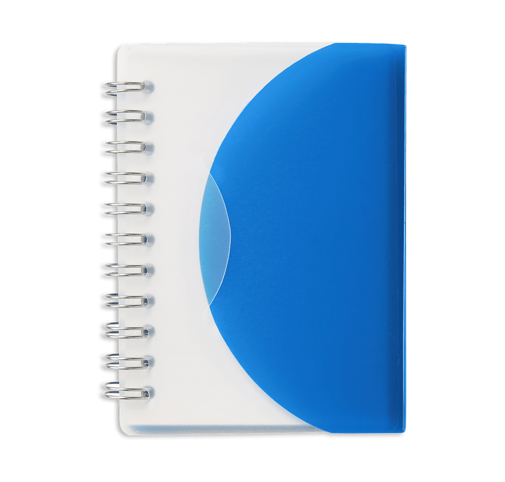 Curve Soft Cover Spiral Pocket Notebook-default