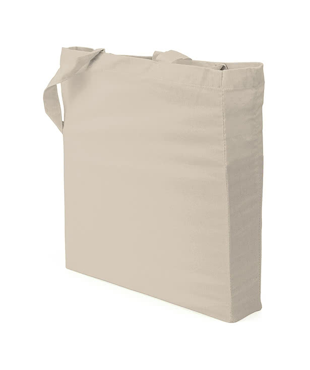 Full Color Natural Gusseted Tote Bag