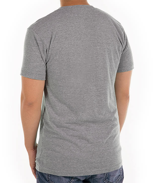 American Apparel USA-Made Tri-Blend Crewneck Track T-shirt