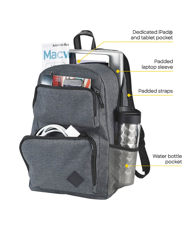 Graphite Deluxe 15" Computer Backpack