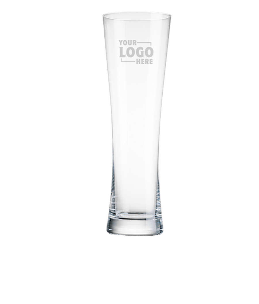 Laser Etched 16.5 oz. Mannheim Beer Glass in Clear
