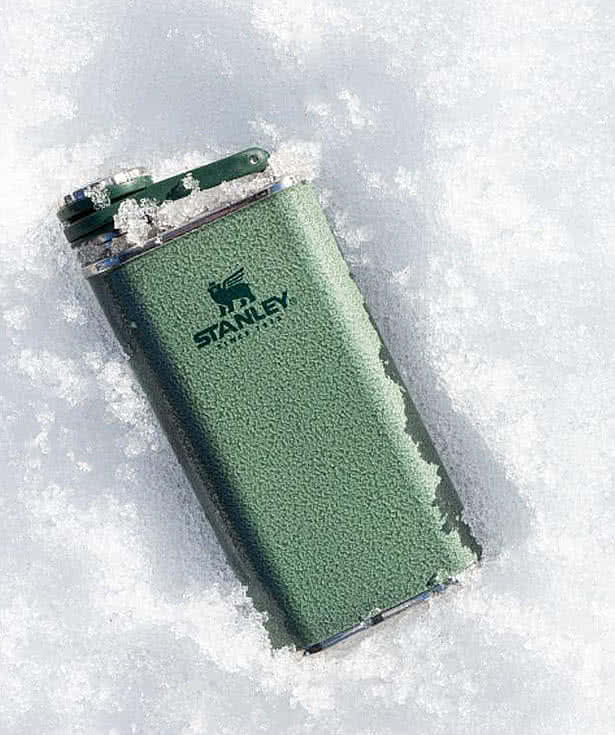 Stanley 8 oz. Easy Fill Stainless Steel Wide Mouth Flask