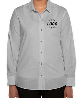 MERCER+METTLE Women's Stretch Woven Long Sleeve Shirt