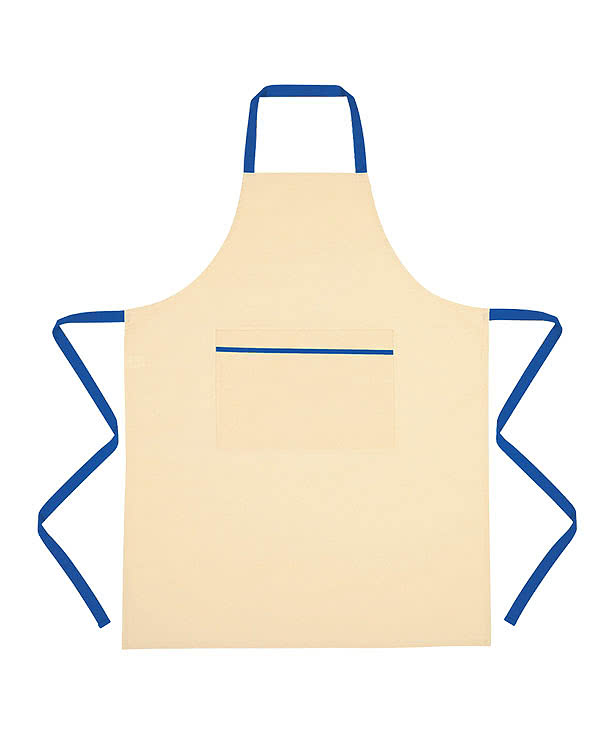 Cotton Cooking One-Pocket Full Length Apron