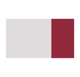 2" x 3.5" Horizontal Clear Plastic Business Cards - Color: Clear / Maroon