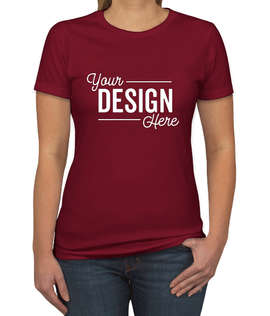 Next Level Women's Slim Fit Jersey Blend T-shirt - Color: Cardinal