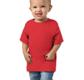 Bella + Canvas Toddler Jersey Short-Sleeve T-shirt - Color: Red